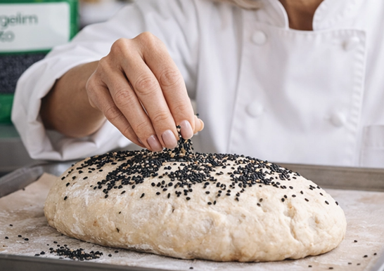 Fábrica de sementes Gomah com processo de fabricação de produtos para indústria de pães